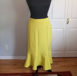 Ashley Stewart's yellow mermaid skirt